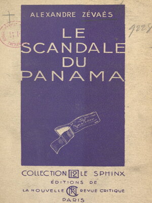 cover image of Le scandale du Panama